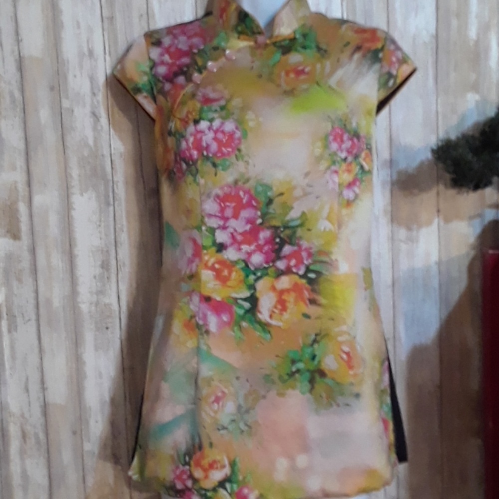 Asian-look blouse L Xuantangcai